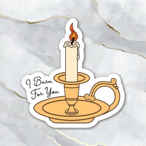 I Burn For You Sticker | Bridgerton Sticker | Duke of Hastings Sticker | Daphne and Simon