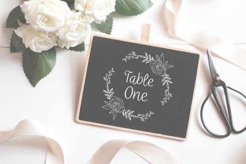 Free Free 293 Wedding Table Numbers Svg SVG PNG EPS DXF File