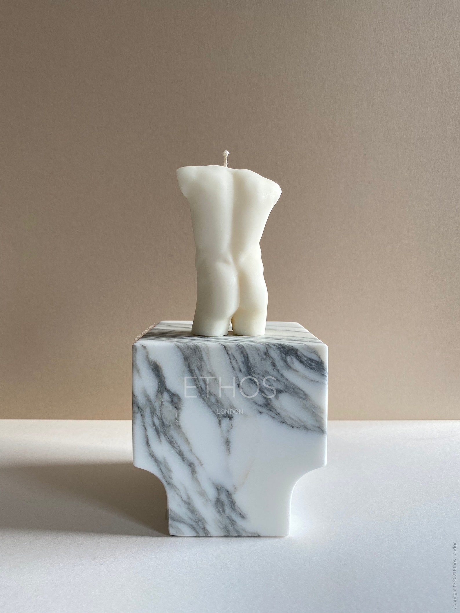 Male Torso Candle Vegan Natural Soy Wax Gift Idea Naked Etsy