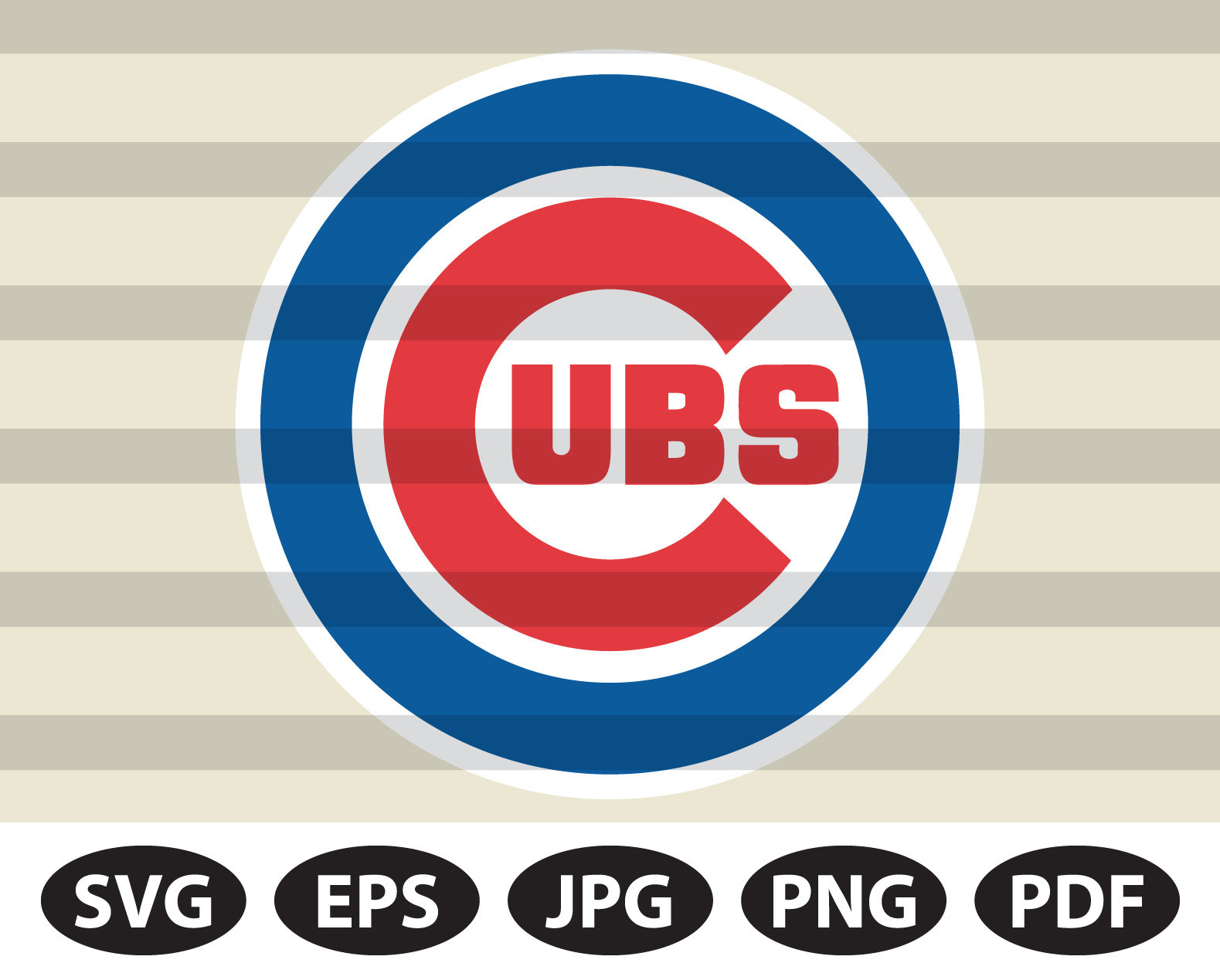 Chicago Cubs Svg PNG and Jpg Cut File Iron-on Instant | Etsy