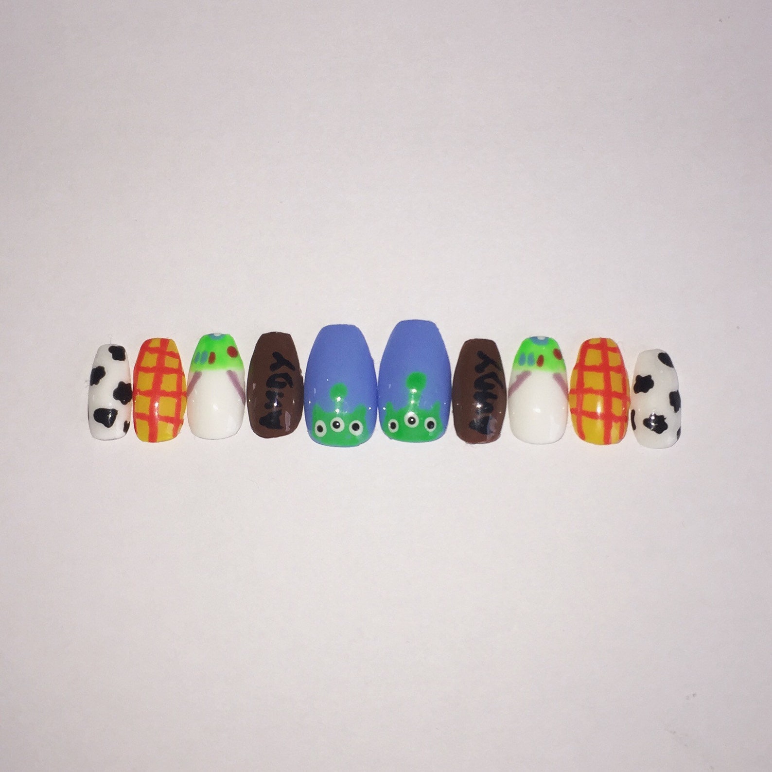 Toy Story Inspired Nails Etsy