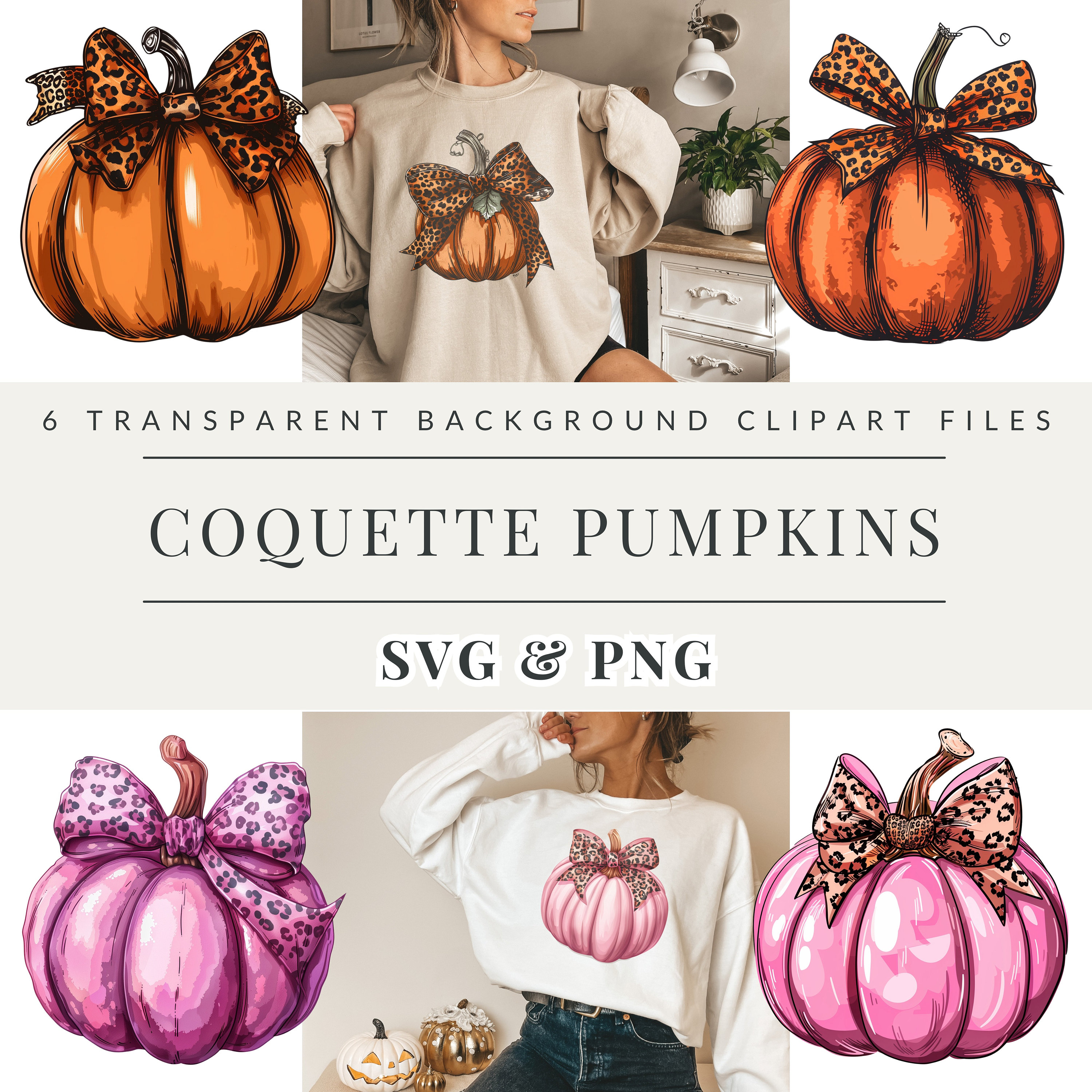 Retro Halloween Pumpkin SVG Coquette Bow Png Spooky Mama Png Pumpkin ...