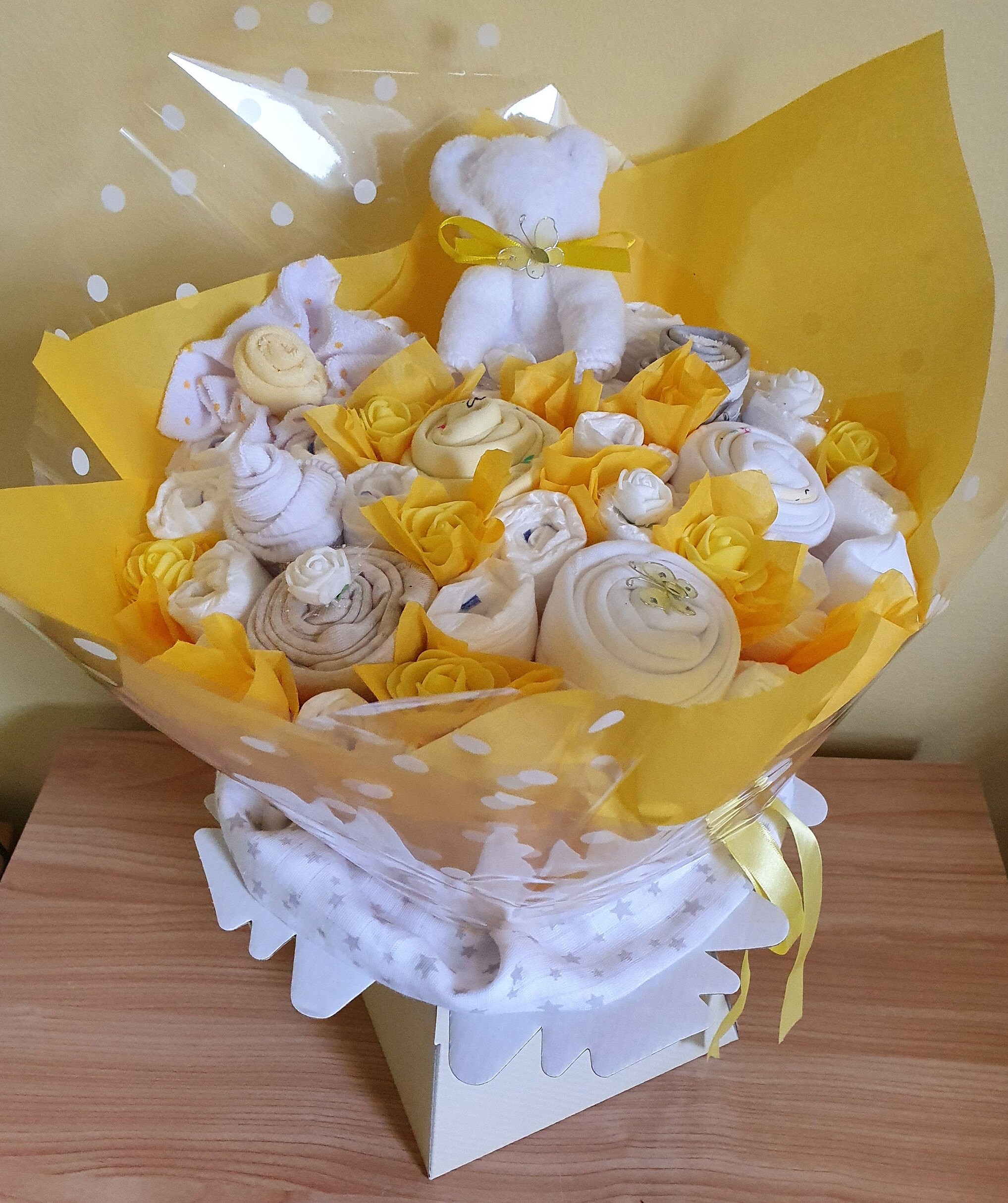 Baby Bouquets New Baby Gift Baby Clothes Bouquet Baby Etsy UK