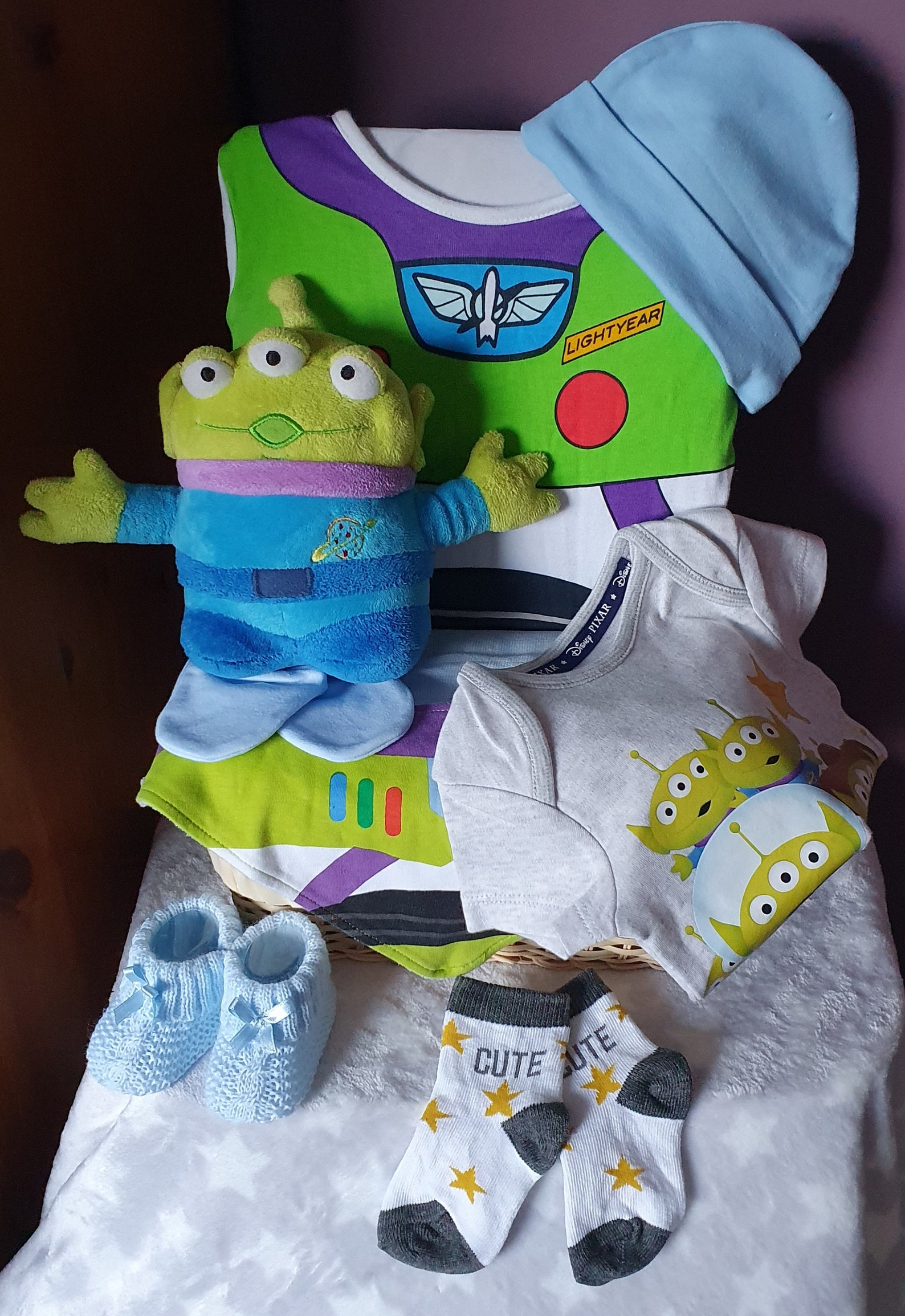Baby Hamper Baby Disney Baby Toy Story Basket Baby Gift Etsy