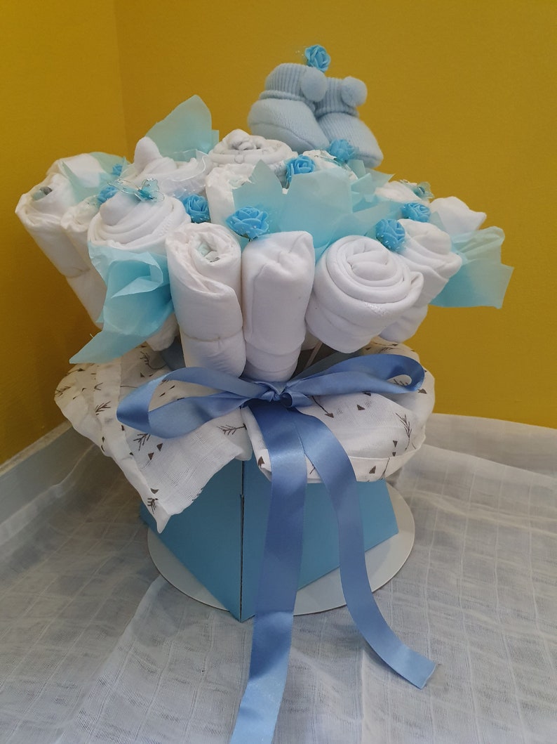 Baby Bouquets New Baby Gift Baby Clothes Bouquet Baby Etsy UK