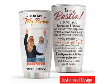 Download Best Friend Tumbler Etsy