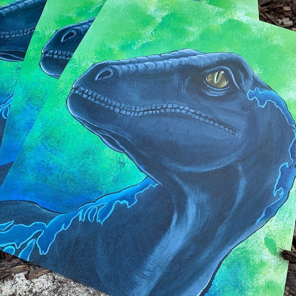 Blue Raptor - Etsy