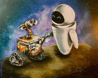 Eva And Wall E Etsy