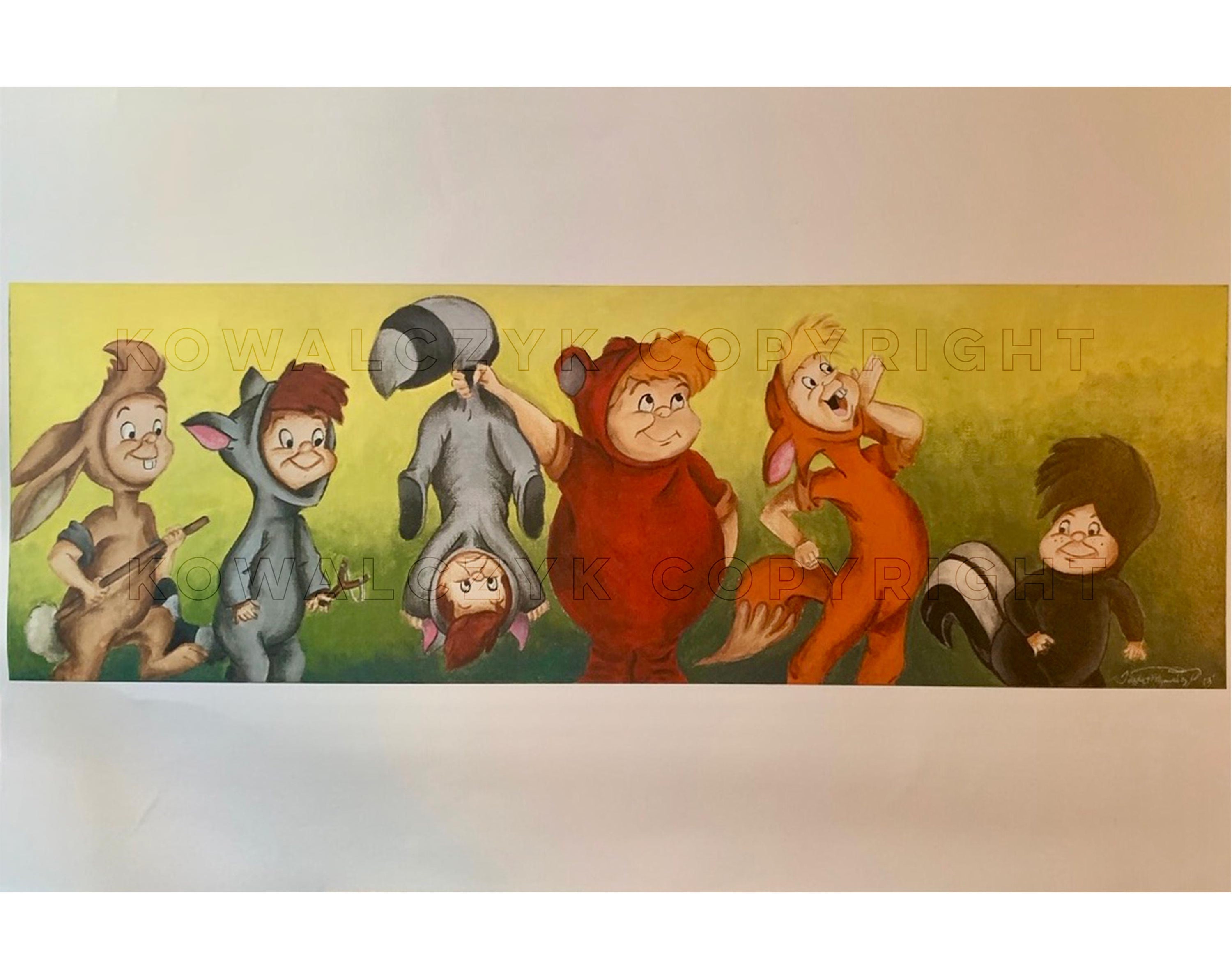 Lost Boys Hand-painted Print - Etsy