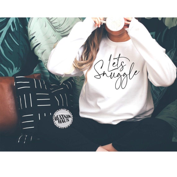 Indoorsy Sweatshirt Cat Lady Sleeping Tee Indoor Lovers Gift Introvert Let's Stay Home Let's Snuggle Cuddle Homebody Netflix Chill Shirt