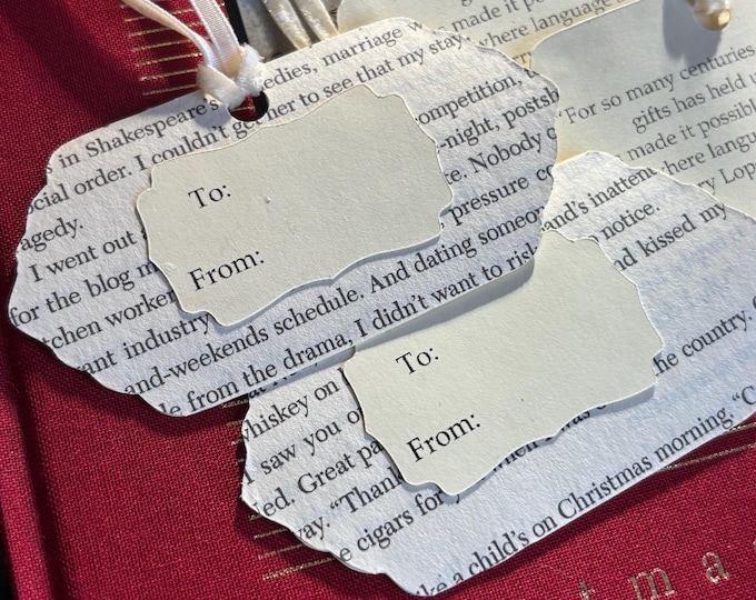 Literary Book Quote Gift Tags (Set of 12)