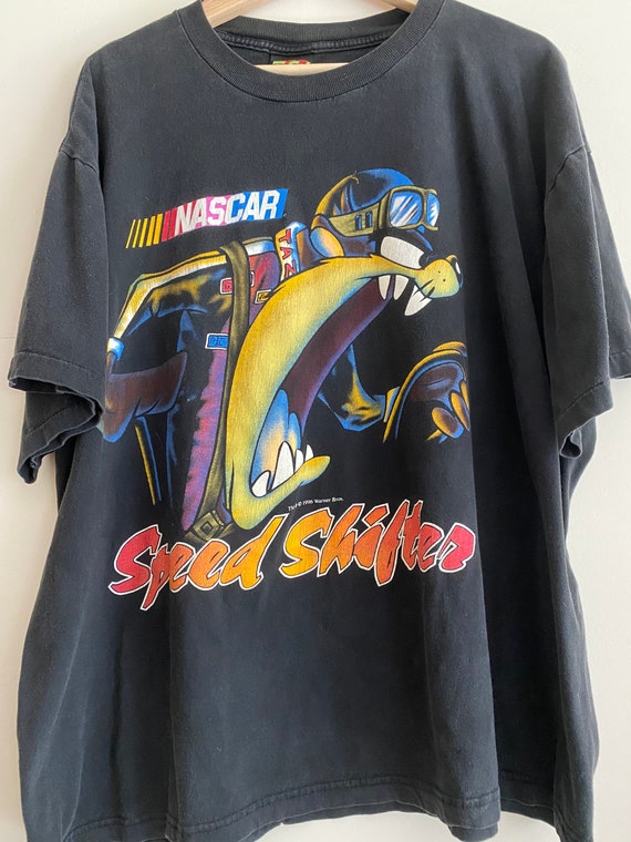 Vintage 1996 nascar looney tunes taz XL single sti