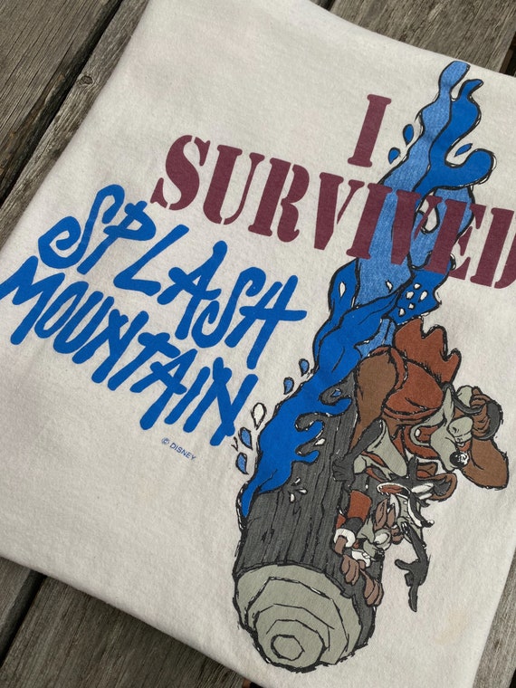 Vintage 90s Disney Ride Splash Mountain T-shirt