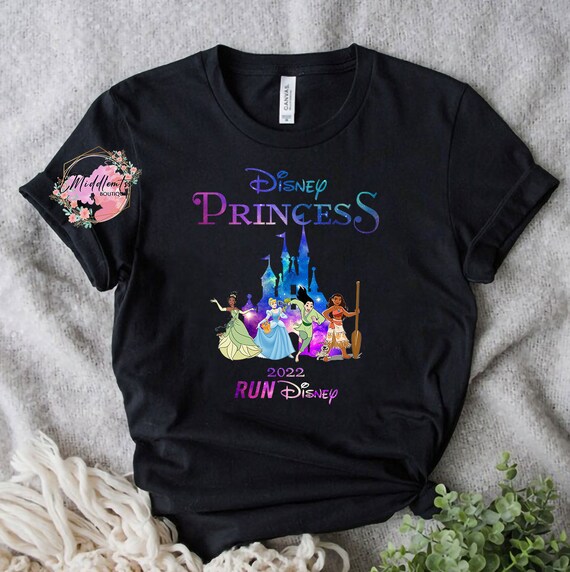 Run Disney 2022 Shirt Disney Princess Disneyworld Shirt Etsy