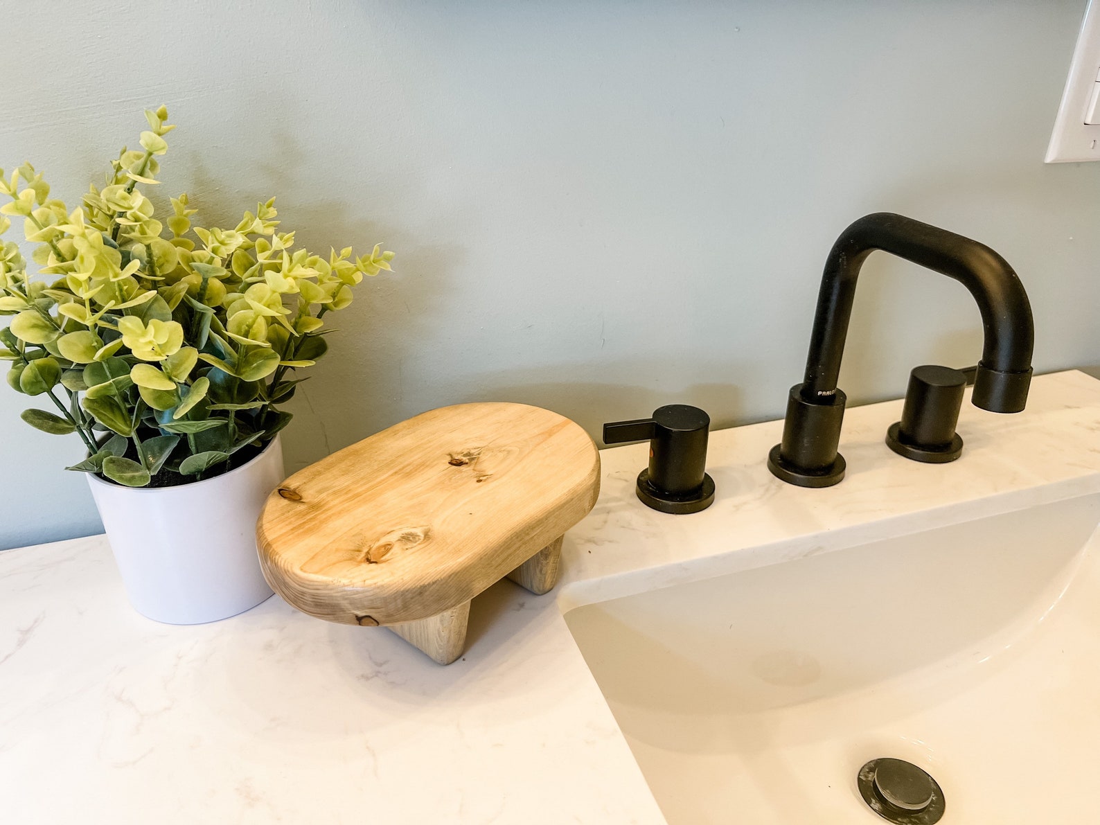 Rectangular Wooden Counter Riser Bathroom Vanity Riser Etsy