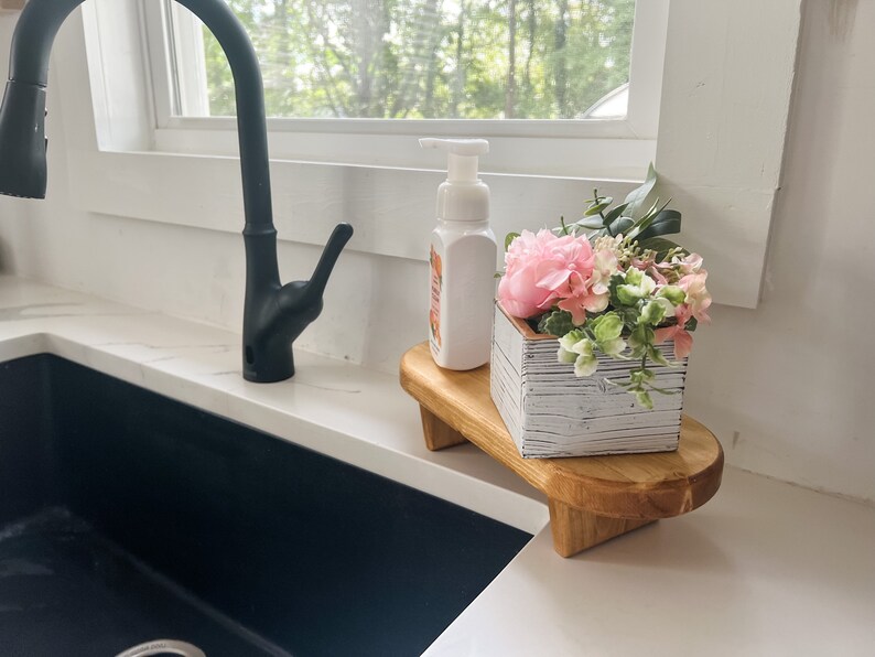 Rectangular Wooden Counter Riser Bathroom Vanity Riser Etsy