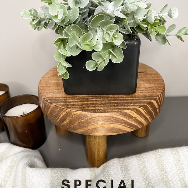 Berkey Stand, Decorative Plant Stand, Riser, Wood
