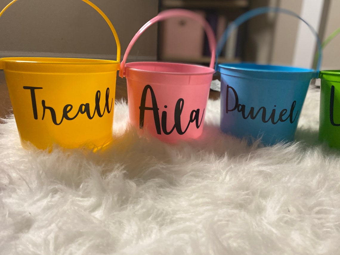 Custom Bucket for Party Favors Etsy