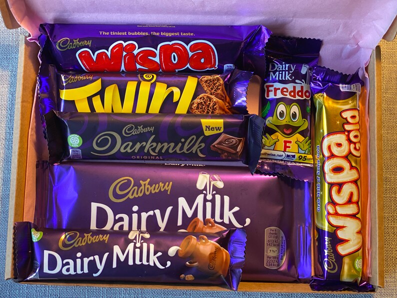 Personalised Cadburys Chocolate Gift Box Hamper Etsy