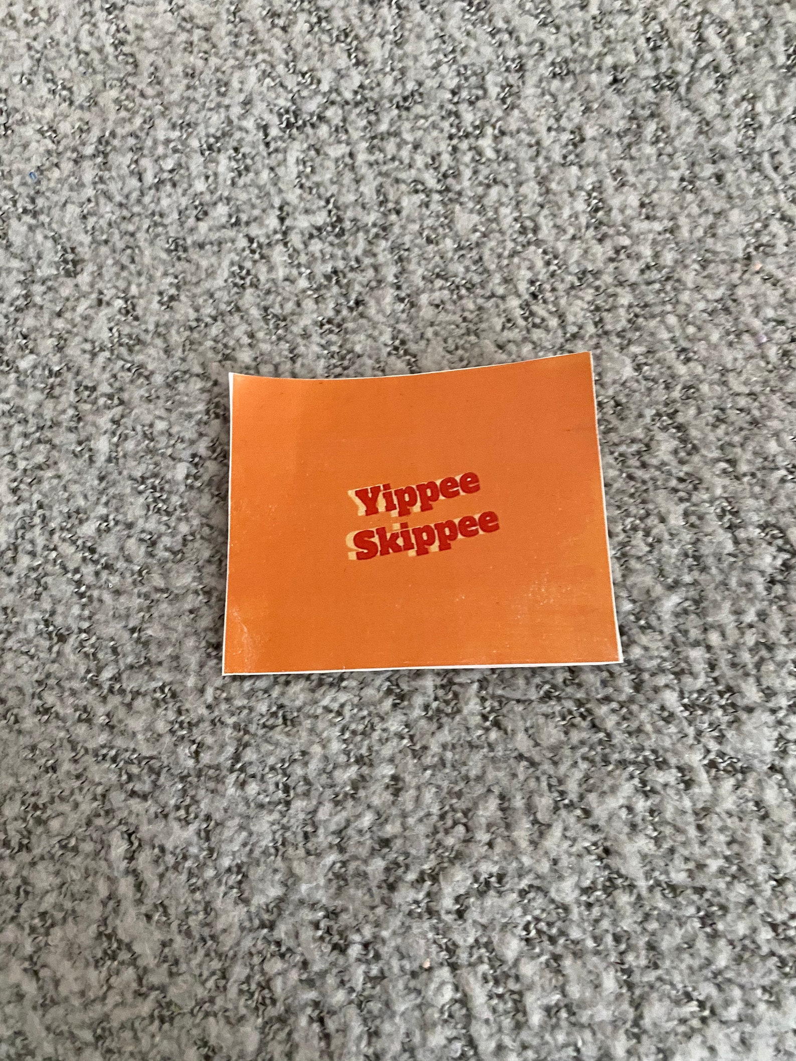 Yippee Skippee-sticker - Etsy
