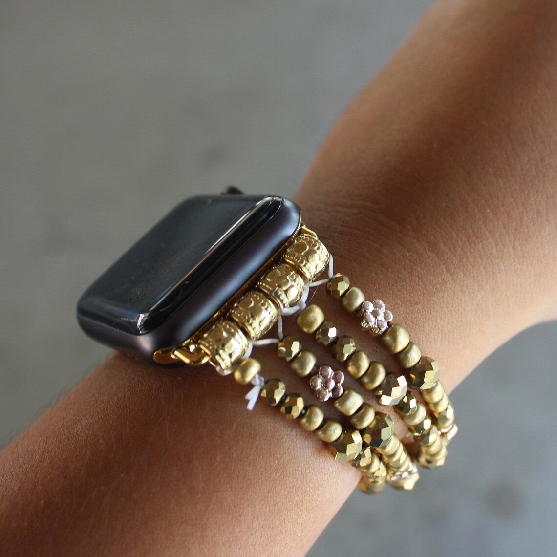 Handmade Apple Watch Bands Beaded Bracelets Etsy