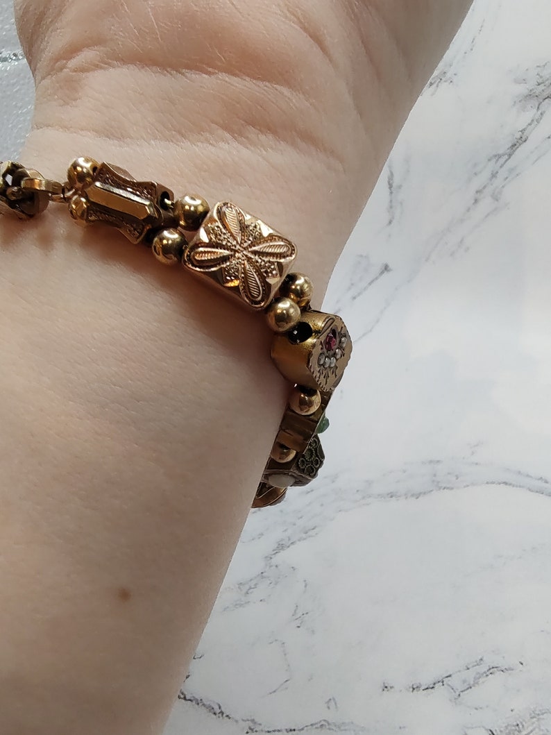 Victorian Slide Bracelet 1890s Etsy