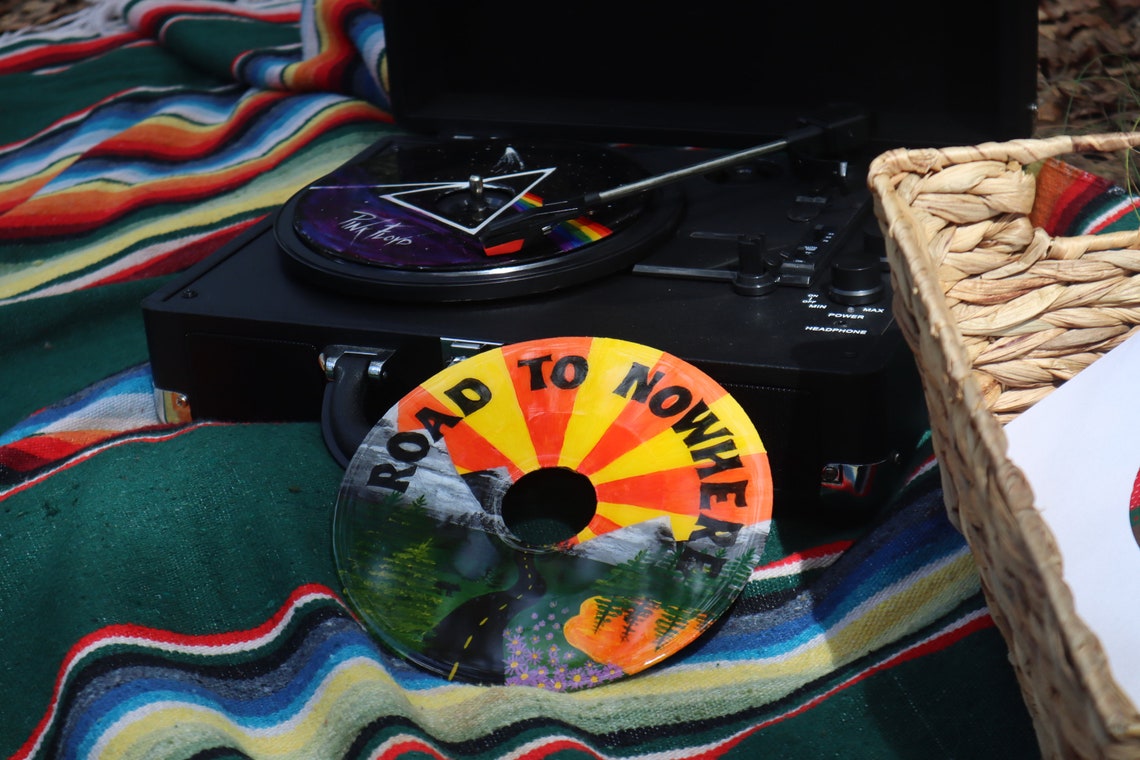 Custom 7 inch Hand Painted Vinyl Records Etsy