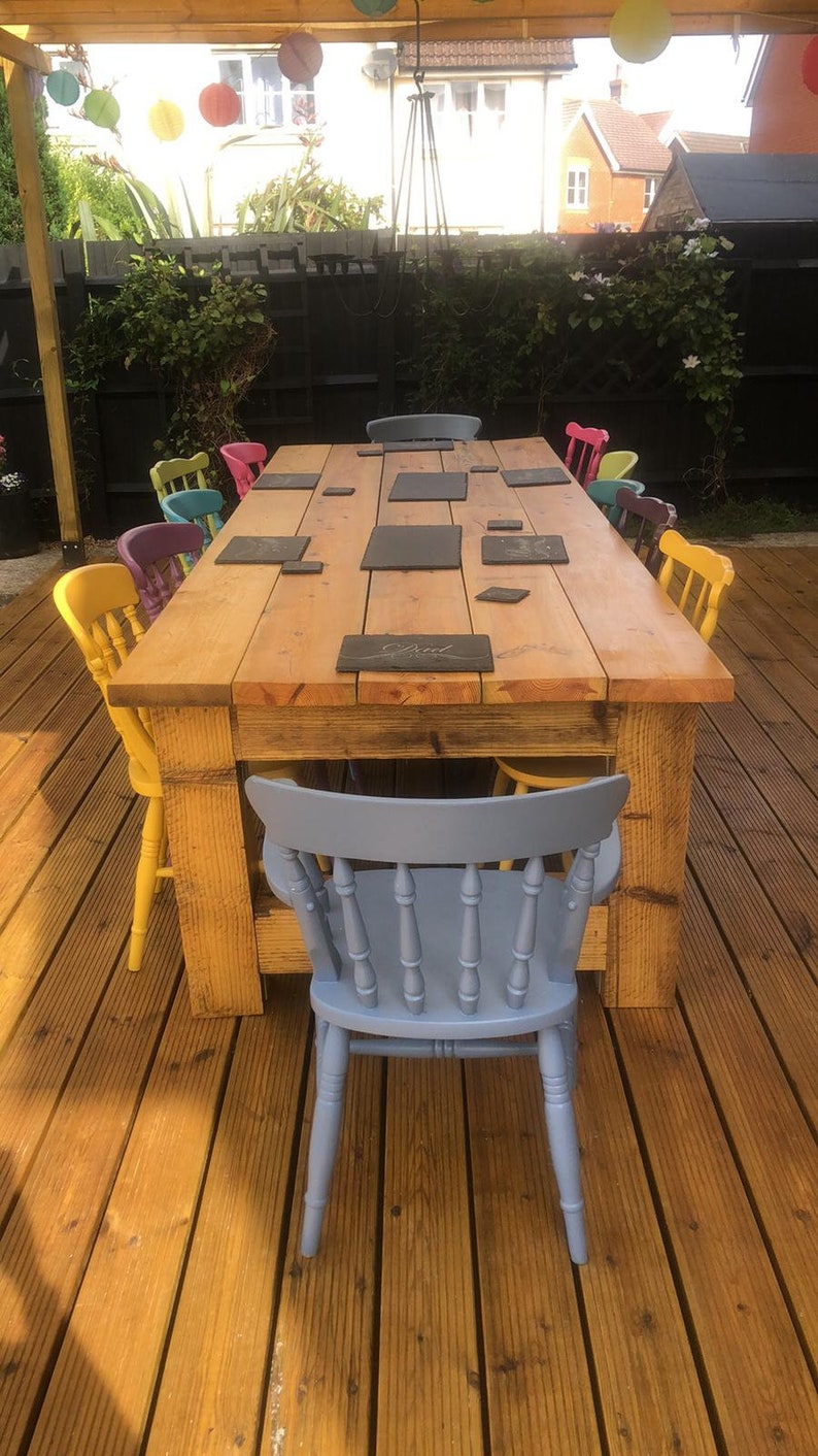 Upcycled Wooden Indoor or Outdoor Chairs Etsy