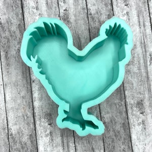 Rooster Chicken Silicone Mold Mould