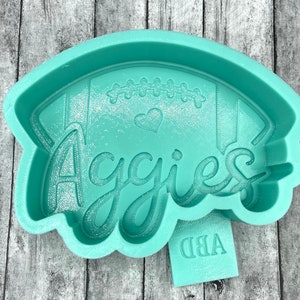 Aggies Football Silicone Mold Mould