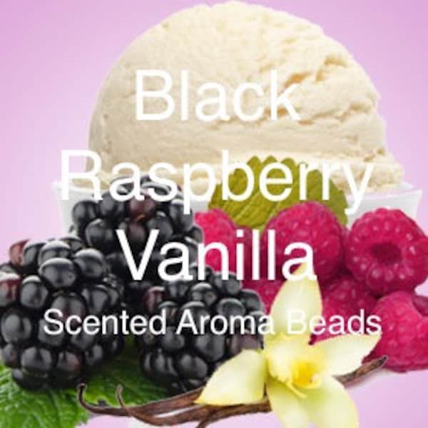 Black Raspberry Vanilla CURED Scented Premium Aroma Beads for Air Fresheners, Car Freshies, air freshener supplies, sachet bags