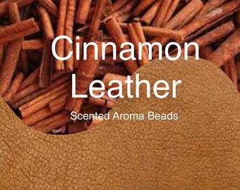 Cinnamon Leather Scented Aroma Beads: Car & Air Freshener Supplies