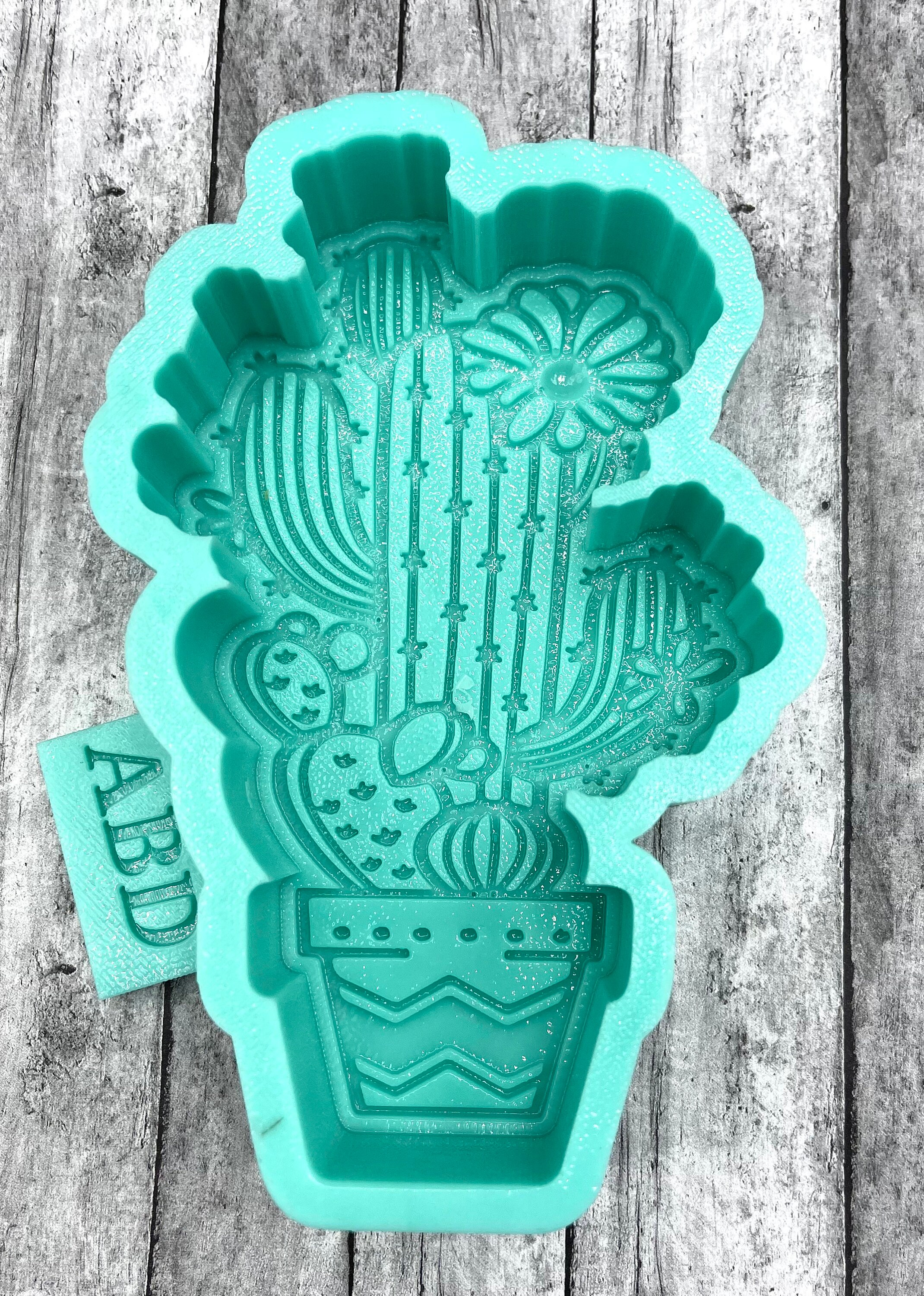 Cactus in Pot  Silicone Mold Car freshener, resin, wax, soap