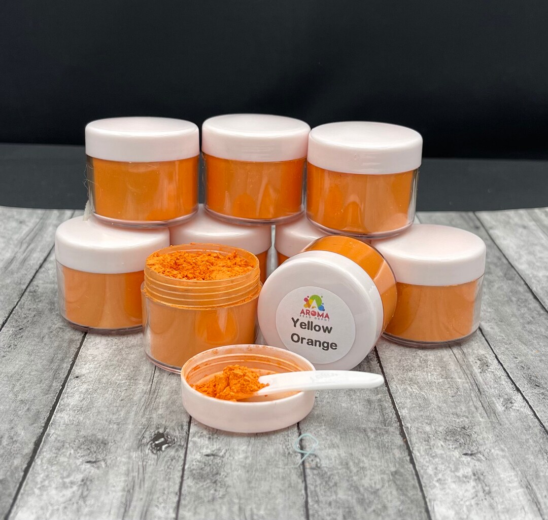 Mica Powder Yellow Orange for Car Freshies Soap Making Etsy
