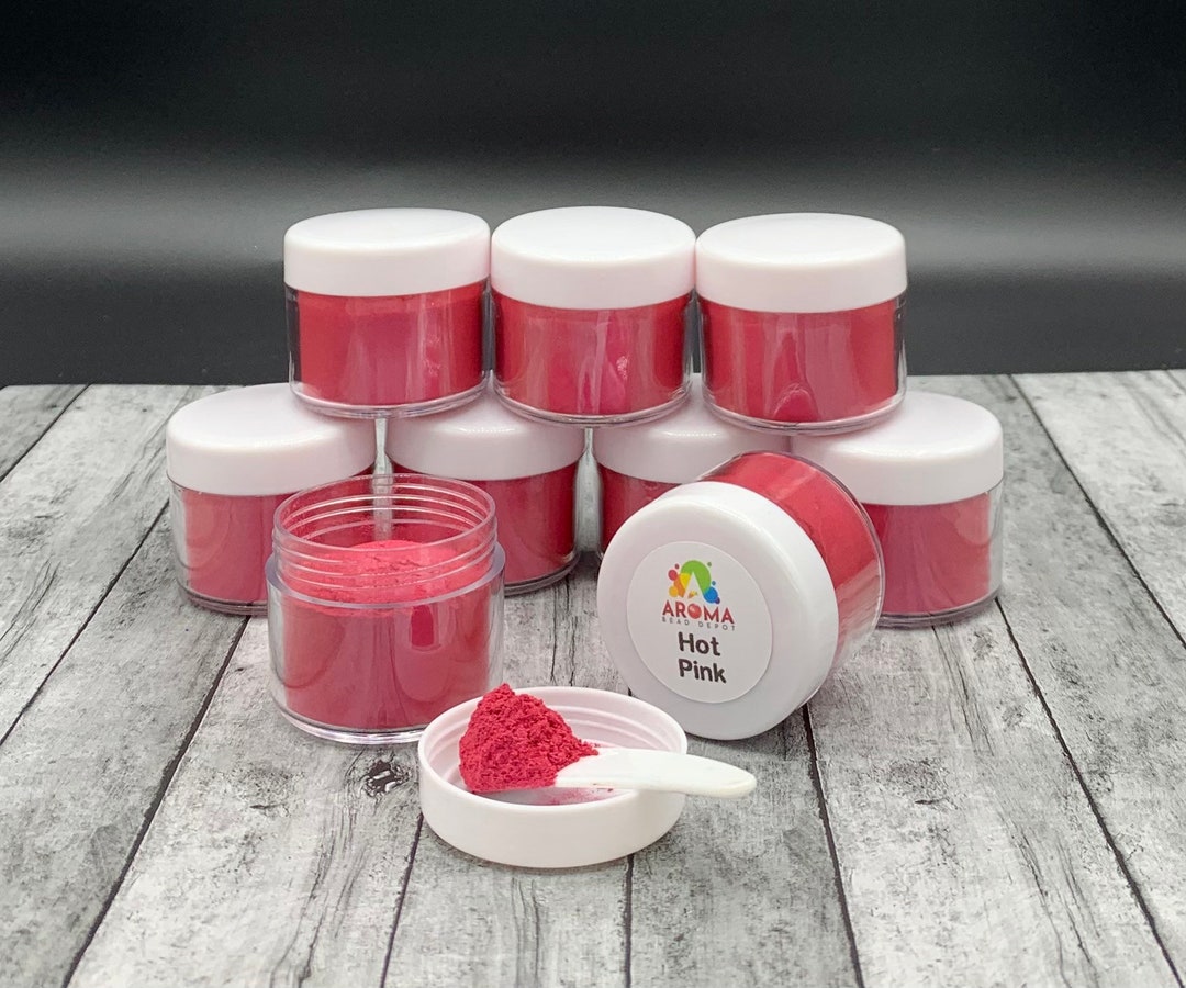 Mica Powder Hot Pink for Car Freshies, Soap Making, Candle Making and Resin. Etsy