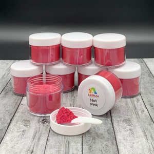 Mica Powder - Hot Pink for car freshies, soap making, candle making and resin.