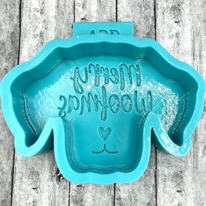 Merry Woofmas Dog Head Silicone Mold Mould