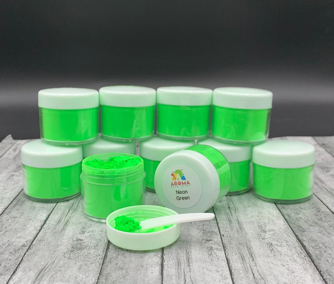 Mica Powder Neon Green for Car Freshies, Soap Making, Candle Making and
