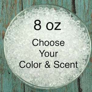 8 oz CURED Premium Scented Aroma Beads for Air Fresheners, Car Freshies, cookie cutter air freshener supplies, sachet bags
