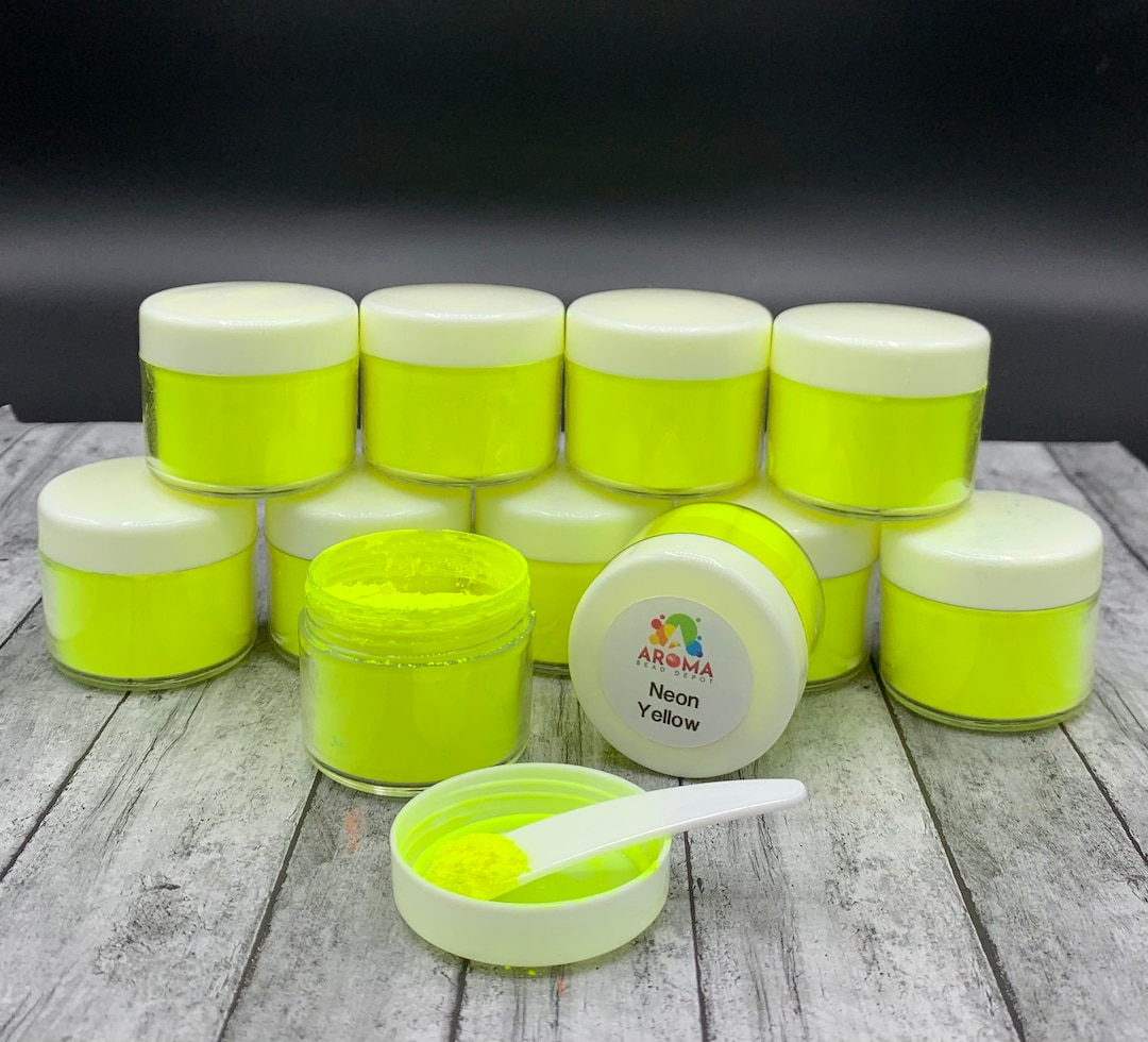 Mica Powder Neon Yellow for Car Freshies, Soap Making, Candle Making