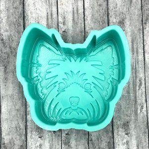 Yorkshire Terrier Yorkie Silicone Mold - Freshie Mold, Silicone Molds, Molds for Freshies, Aroma Bead Mold