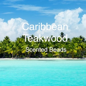 Aroma Beads Scented Caribbean Teakwood for car air freshener Car Freshie supplies 8:2 ratio Quality Fragrance Oils used and CURED