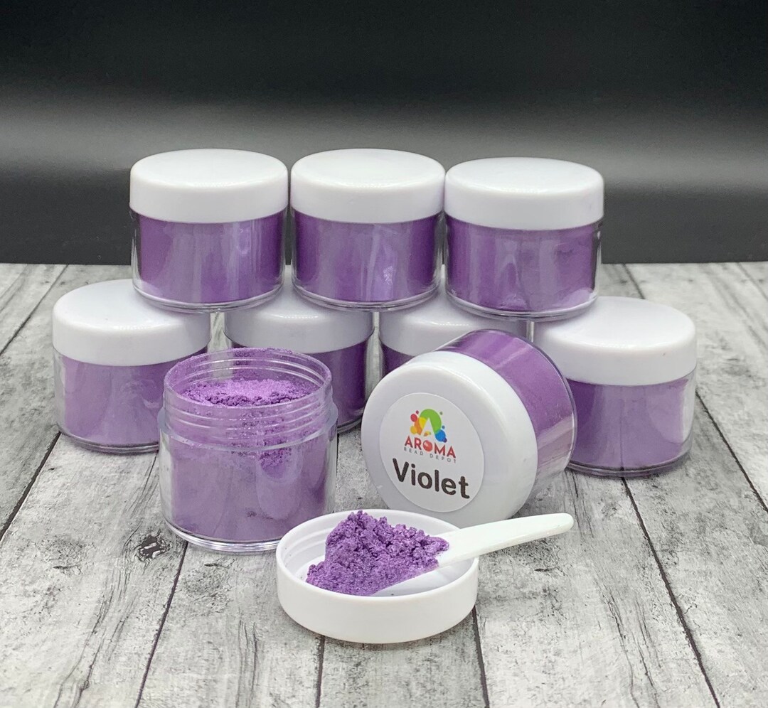 Violet Mica Powder for Car Freshies, Soap Making, Candle Making and