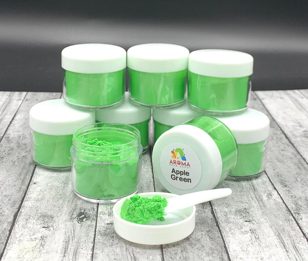 Mica Powder Apple Green for Car Freshies Soap Making Etsy