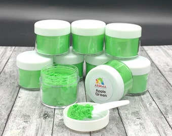 Mica Powder - Apple Green for car freshies, soap making, candle making and resin.