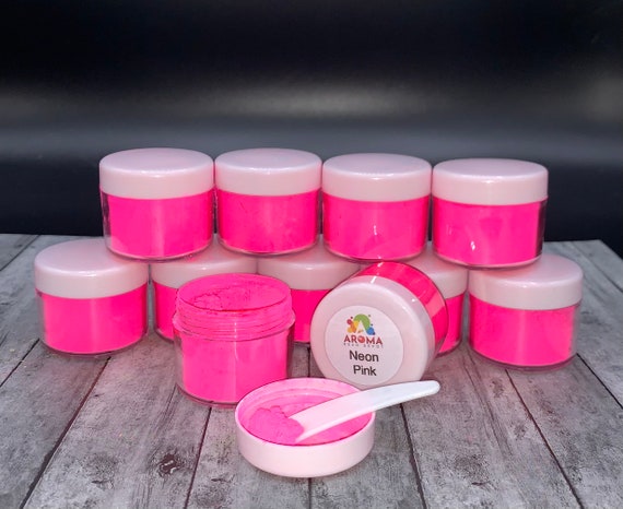 Mica Powder Neon Pink for Car Freshies, Soap Making, Candle Making and  Resin. 