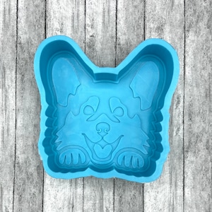 Corgi Face Silicone Mold Mould
