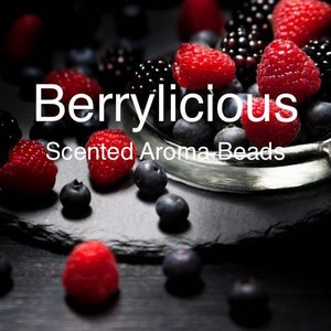 Berrylicious Scented CURED Premium Aroma Beads for Air Fresheners, Car Freshies, cookie cutter air freshener supplies, sachet bags