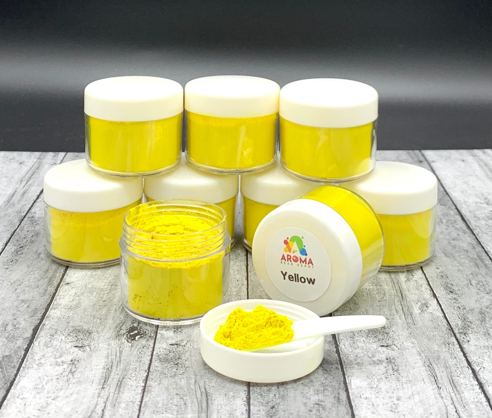 Yellow Mica Powder for car freshies, soap making, candle making and r…