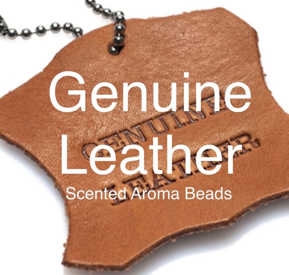 Aroma Beads Scented Genuine Leather for Car Air Freshener Car